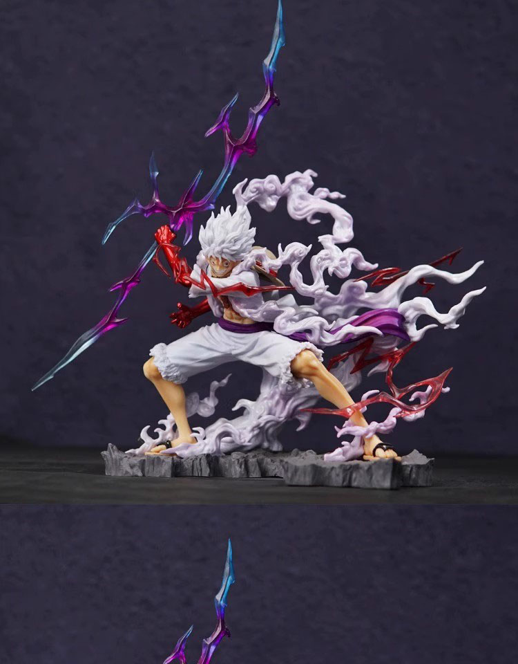 海贼王动漫手办周边路飞索隆艾斯山治鹰眼GK雕像桌面摆件男生礼物