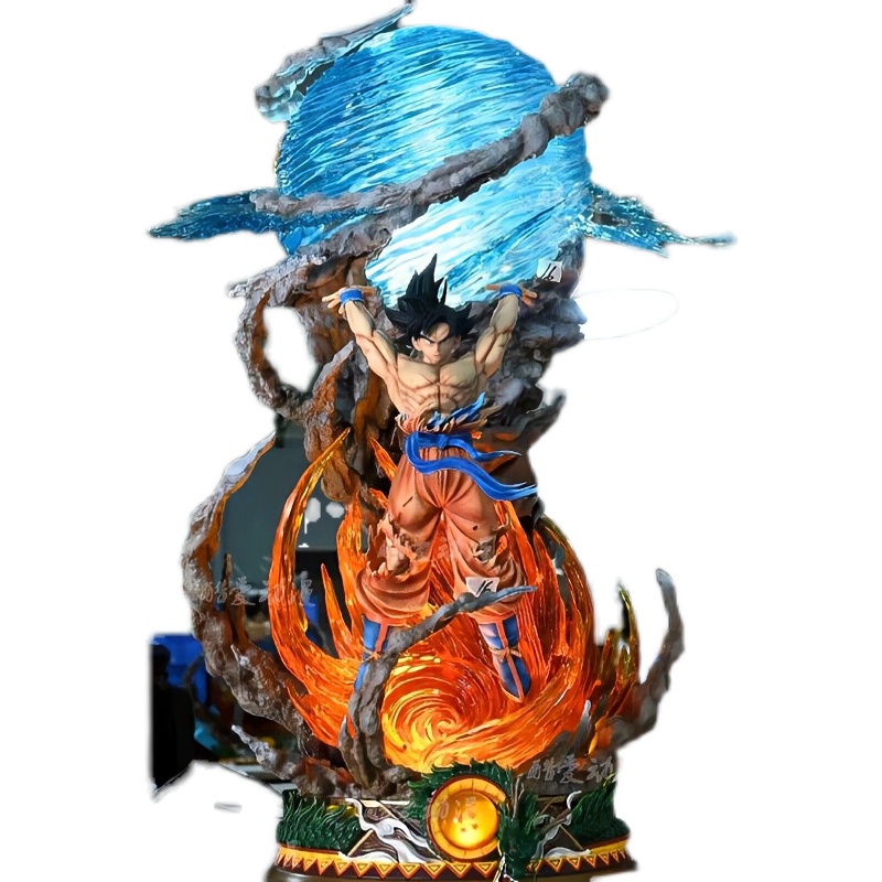 七龙珠手办 猎手超级元气弹悟空 超级赛亚人模型摆件送朋友礼物